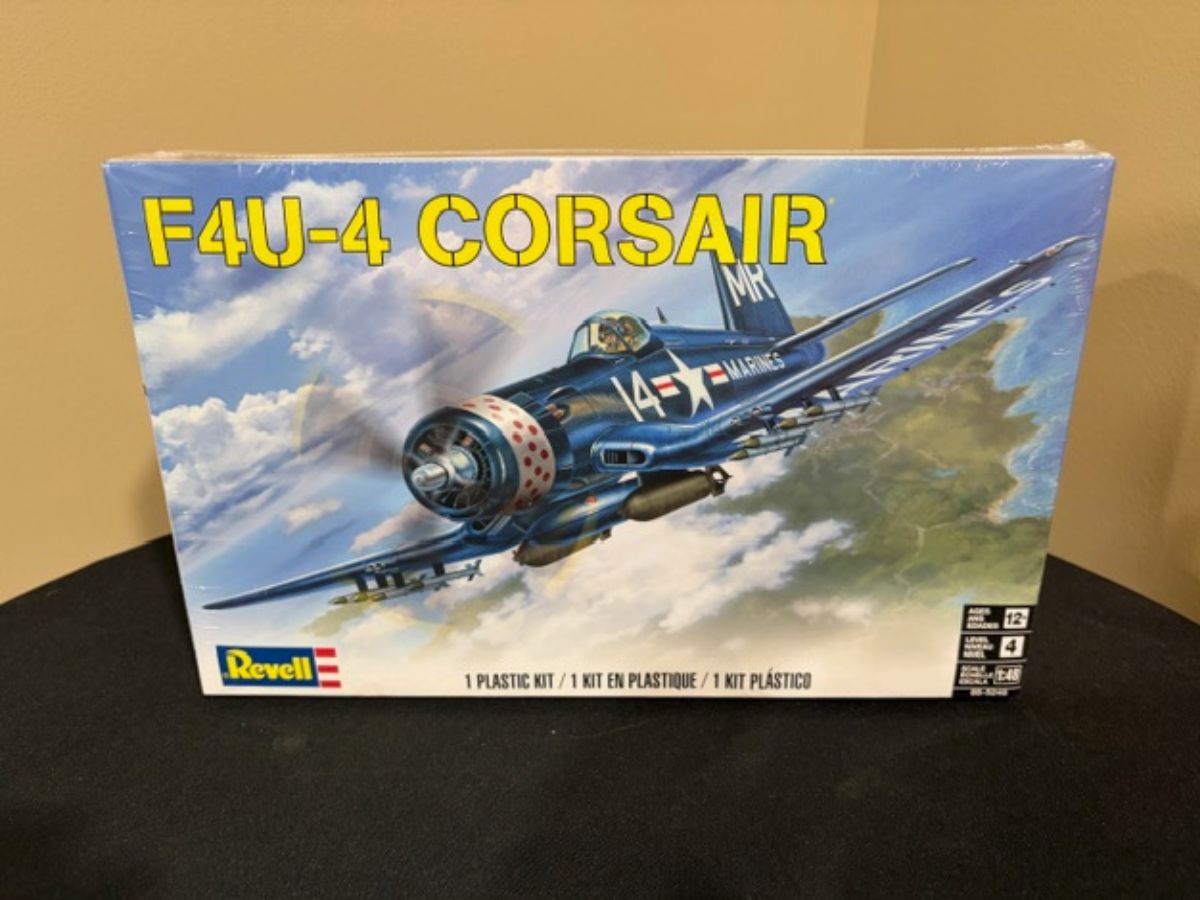 Revell 1/48 F4U-4 Corsair box art