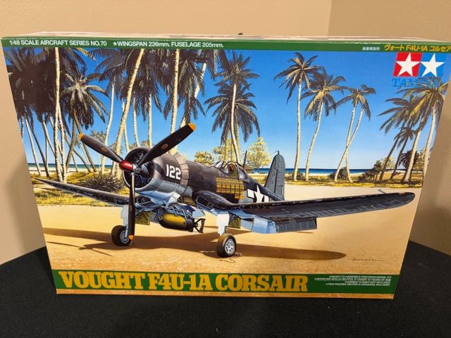 Tamiya 1/48 F4U-1A Corsair box art